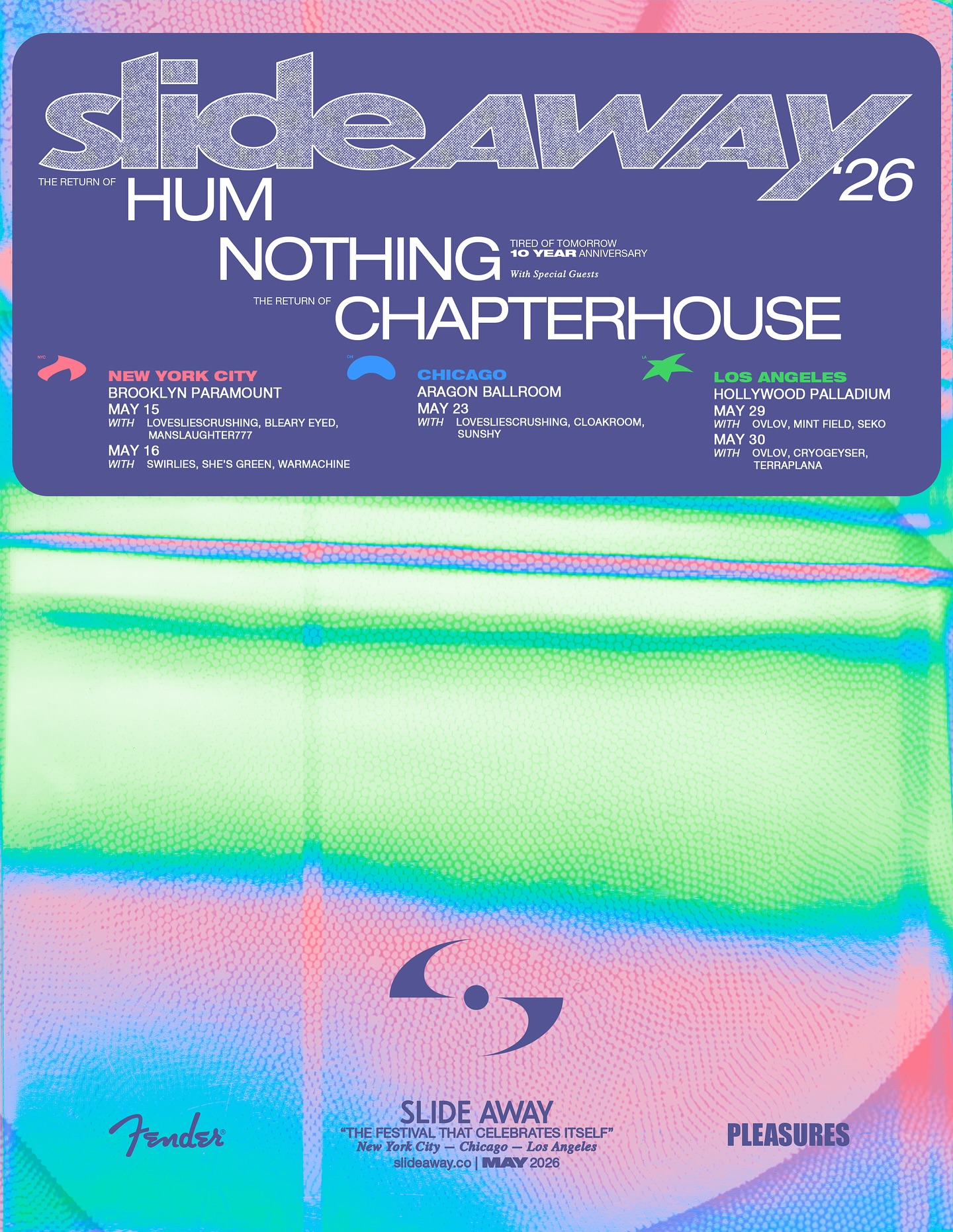 Nothing A Short History of Decay Tour Poster 2026